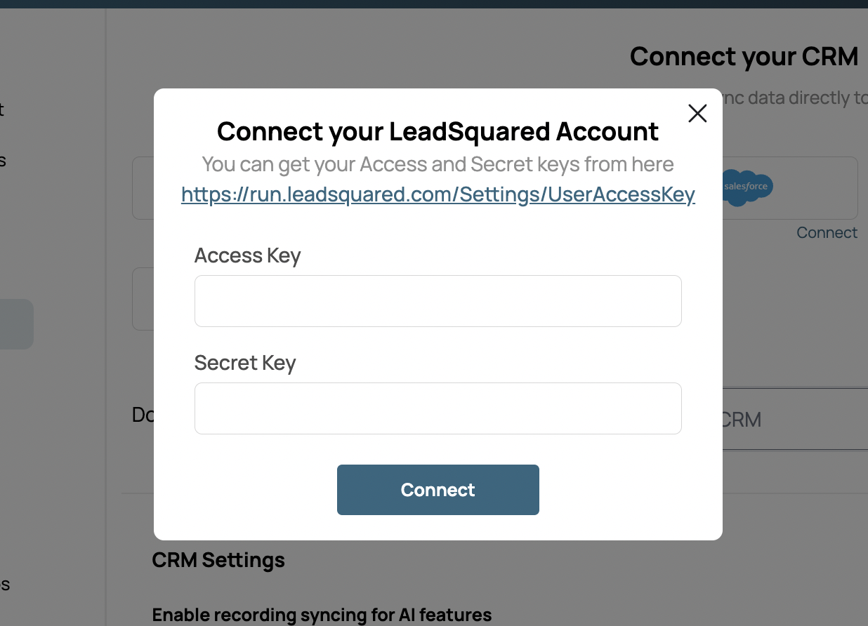 Zipteams LeadSquared Integration
