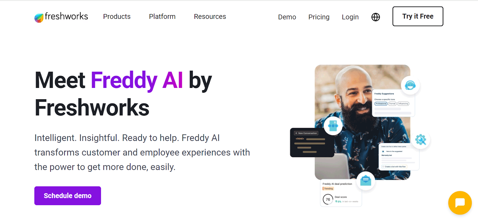 Freshworks CRM (Freddy AI)